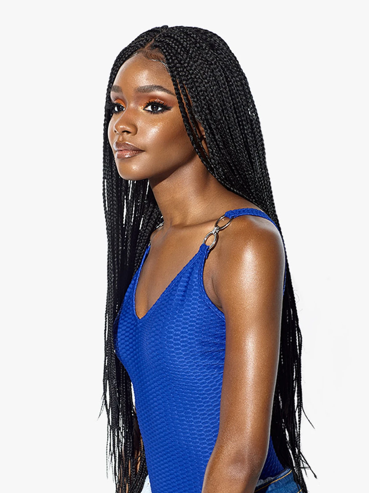 SENSATIONNEL Cloud 9 Ruwa 4x4 Hand Braided Lace Wig - BOX BRAID 36 2 SENSATIONNEL Cloud 9 Ruwa 4x4 Hand Braided Lace Wig - BOX BRAID 36 - Image 2