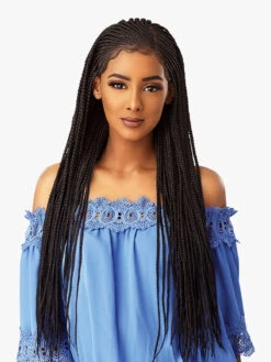 SENSATIONNEL Cloud 9 Swiss Lace Wig - 13X5 Side Part Cornrow