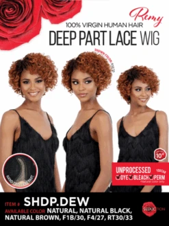Seduction 100% Virgin Remy Human Hair Deep Part Lace Wig - SHDP.DEW
