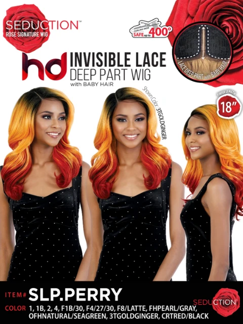 Seduction Rose Signature HD Lace Deep Part Wig - SLP.PERRY 1 Seduction Rose Signature HD Lace Deep Part Wig - SLP.PERRY