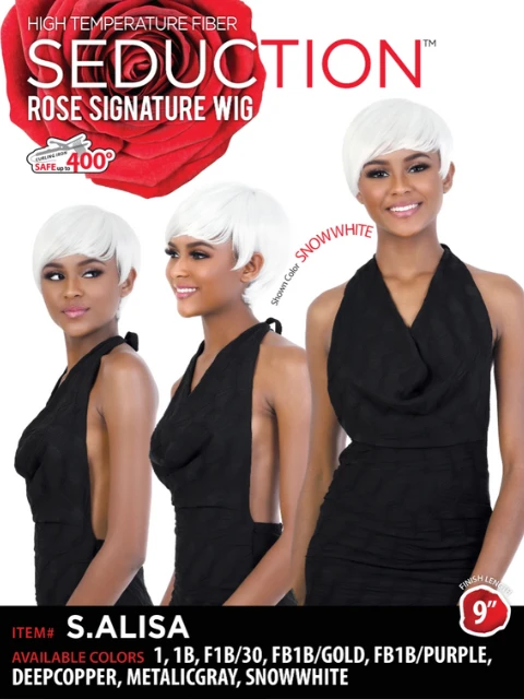 Seduction Rose Signature Synthetic Wig - S.ALISA 1 Seduction Rose Signature Synthetic Wig - S.ALISA