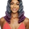 Mane Concept Melanin Queen Crimp MLCP203 TAYLOR CRIMP Lace Front Wig