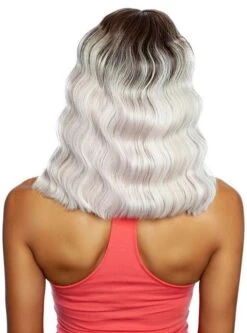 Mane Concept Melanin Queen Crimp MLCP203 TAYLOR CRIMP Lace Front Wig -Aveda Store 2034m