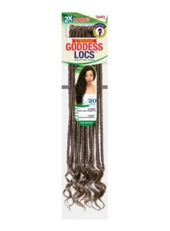 JANET COLLECTION 2X MAMBO GODDESS LOCS STRAIGHT 20 Inch -Aveda Store 2x mambo straight goddess locs 20inch
