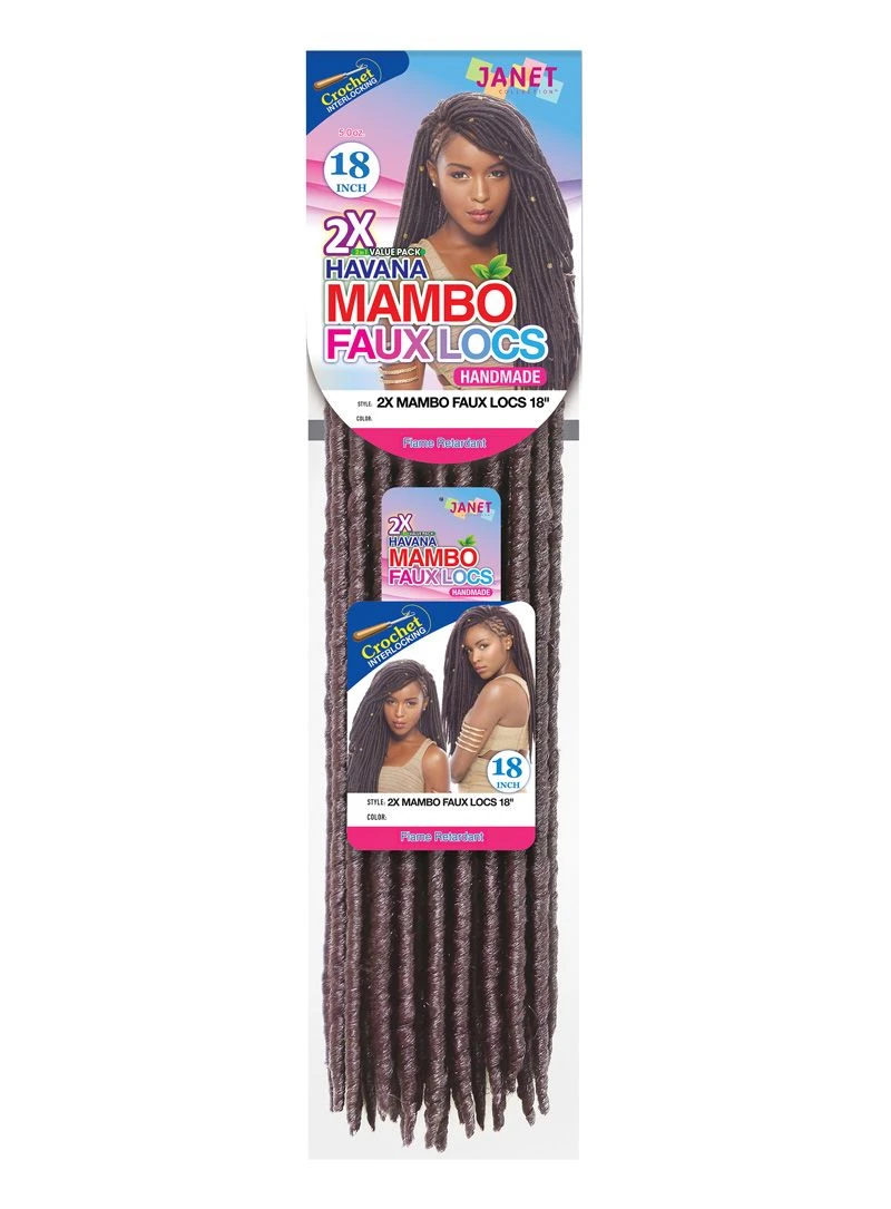 2X MAMBO FAUX LOCS (14, 18 INCHES) 4 2X MAMBO FAUX LOCS (14, 18 INCHES) - Image 4