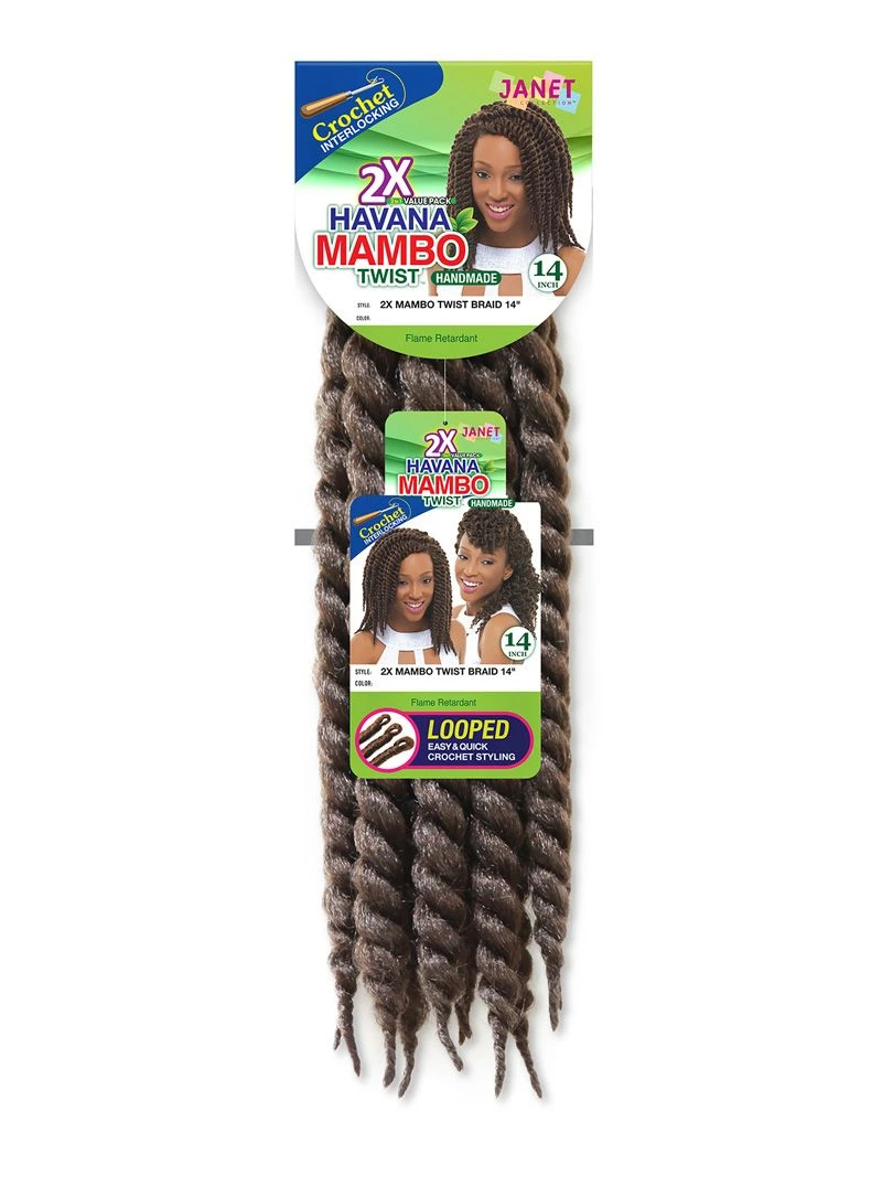 JANET COLLECTION 2X MAMBO TWIST BRAID (10, 12, 14, 18, 24 INCHES) 5 JANET COLLECTION 2X MAMBO TWIST BRAID (10, 12, 14, 18, 24 INCHES) - Image 5