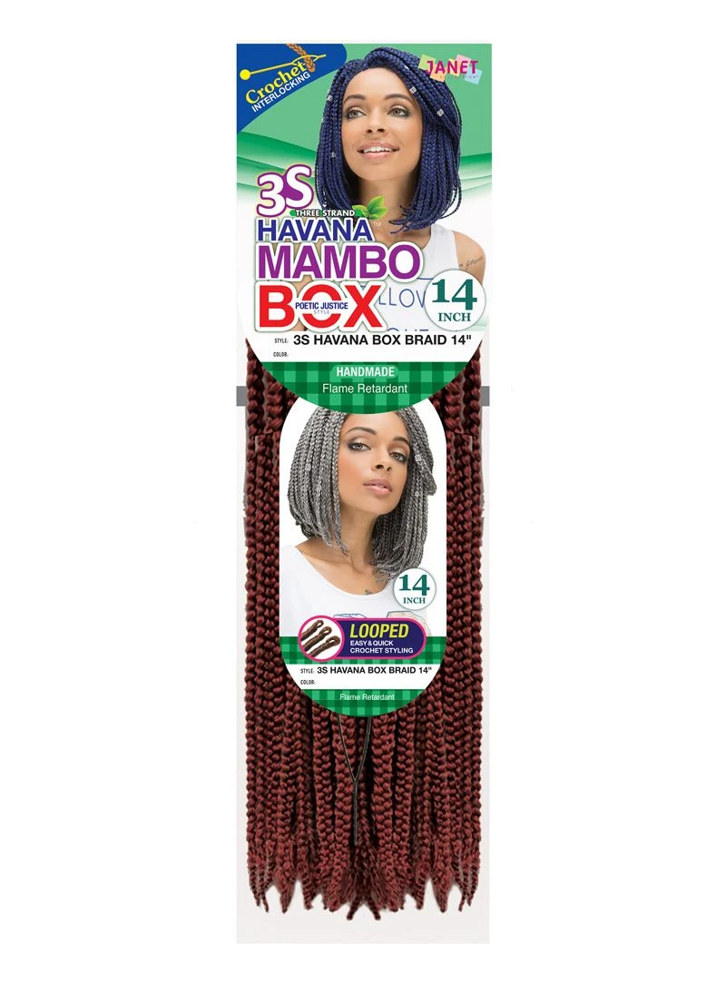JANET COLLECTION 3S HAVANA BOX BRAID (10, 12, 14, 18, 24 Inches) 10 JANET COLLECTION 3S HAVANA BOX BRAID (10, 12, 14, 18, 24 Inches) - Image 10