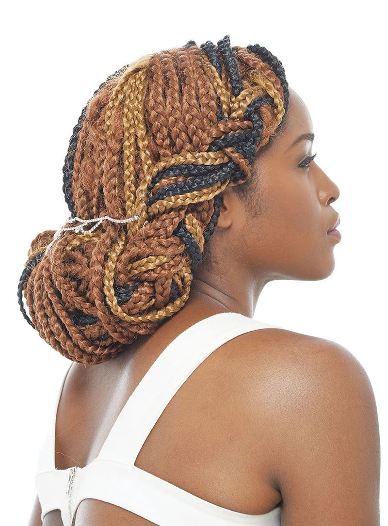 JANET COLLECTION 3S HAVANA BOX BRAID (10, 12, 14, 18, 24 Inches) 2 JANET COLLECTION 3S HAVANA BOX BRAID (10, 12, 14, 18, 24 Inches) - Image 2