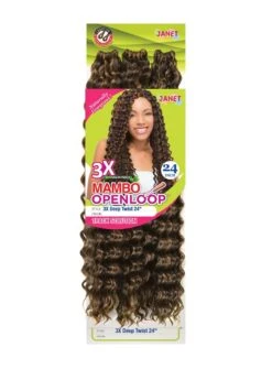 JANET COLLECTION 3X MAMBO DEEP TWIST 24 Inch (Open Loop) -Aveda Store 3x deep twist 24