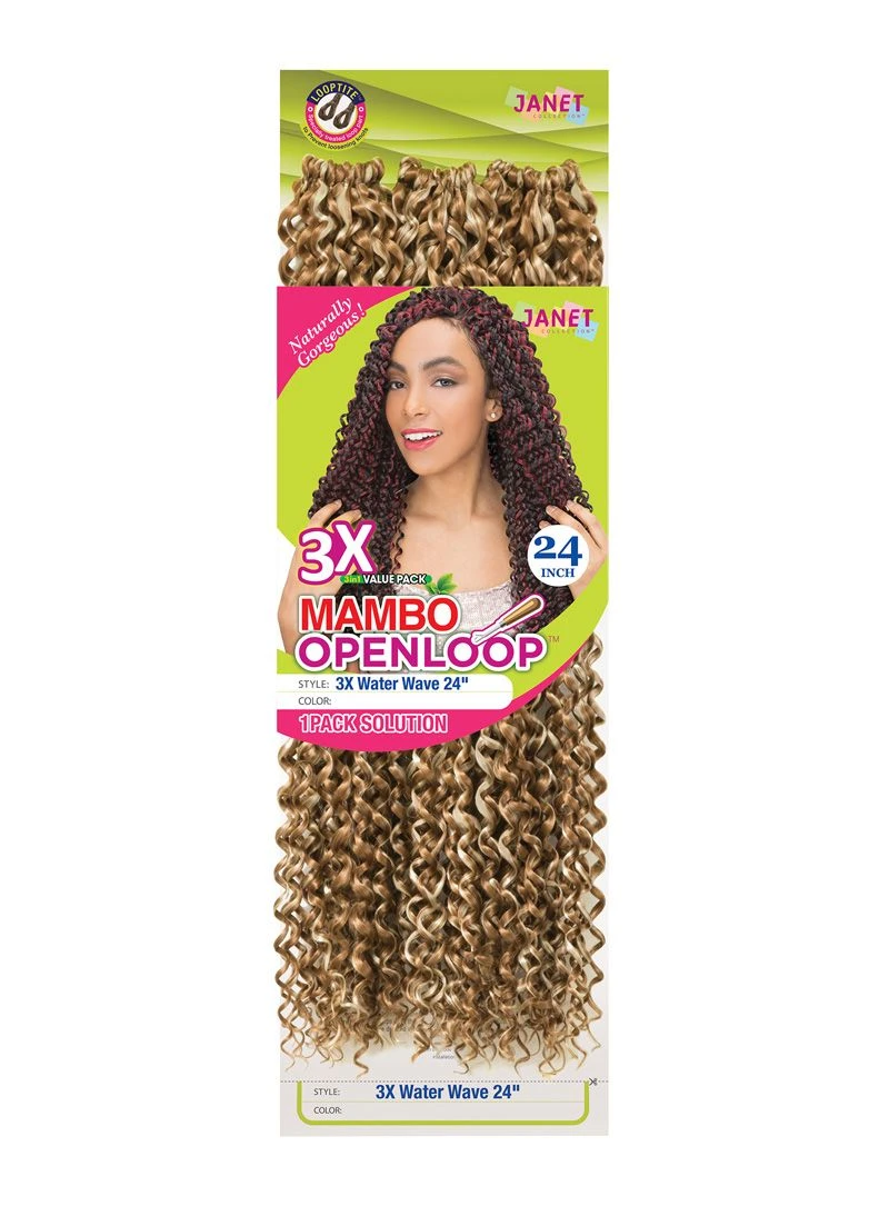 JANET COLLECTION 3X WATER WAVE 24 Inch 3 JANET COLLECTION 3X WATER WAVE 24 Inch - Image 3