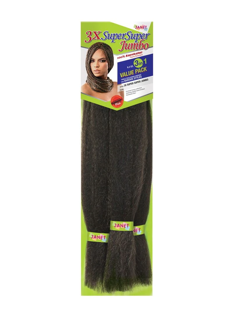 JANET COLLECTION 3X SUPER SUPER JUMBO BRAID(KN) 2 JANET COLLECTION 3X SUPER SUPER JUMBO BRAID(KN) - Image 2