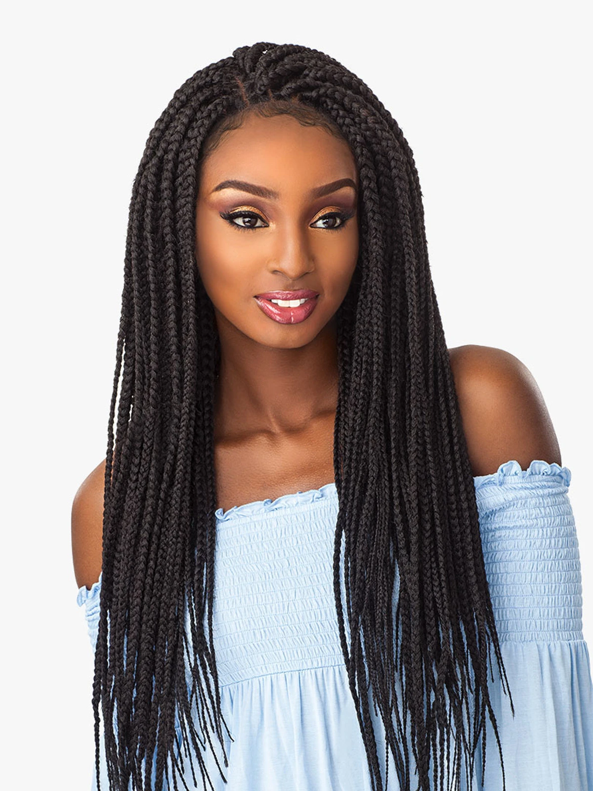 SENSATIONNEL Cloud 9 4X4 PART SWISS LACE Wig - BOX BRAID LARGE 1 SENSATIONNEL Cloud 9 4X4 PART SWISS LACE Wig - BOX BRAID LARGE