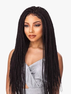 SENSATIONNEL Cloud 9 4X4 PART SWISS LACE Wig - BOX BRAID SMALL