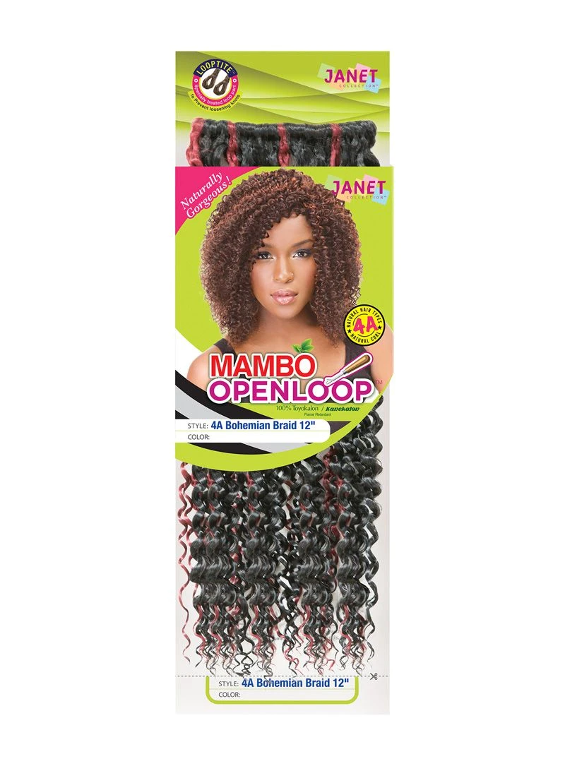 JANET COLLECTION 4A BOHEMIAN BRAID 12 Inch (TWIN LOOP) 5 JANET COLLECTION 4A BOHEMIAN BRAID 12 Inch (TWIN LOOP) - Image 5