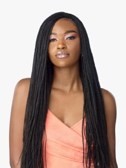 SENSATIONNEL Cloud 9 4X4 PART SWISS LACE Wig - MICRO BOX BRAID 28" -Aveda Store 4x4 Braided MicroBoxBraid28 04 95916.1618088381