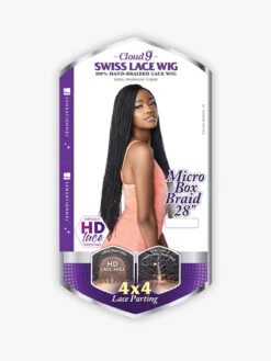 SENSATIONNEL Cloud 9 4X4 PART SWISS LACE Wig - MICRO BOX BRAID 28" -Aveda Store 4x4 Braided MicroBoxBraid28 HT 30550.1618088381