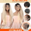 Motown Tress Premium Synthetic 13x6 Faux Skin HD Invisible Lace Wig - LS136.ALEX