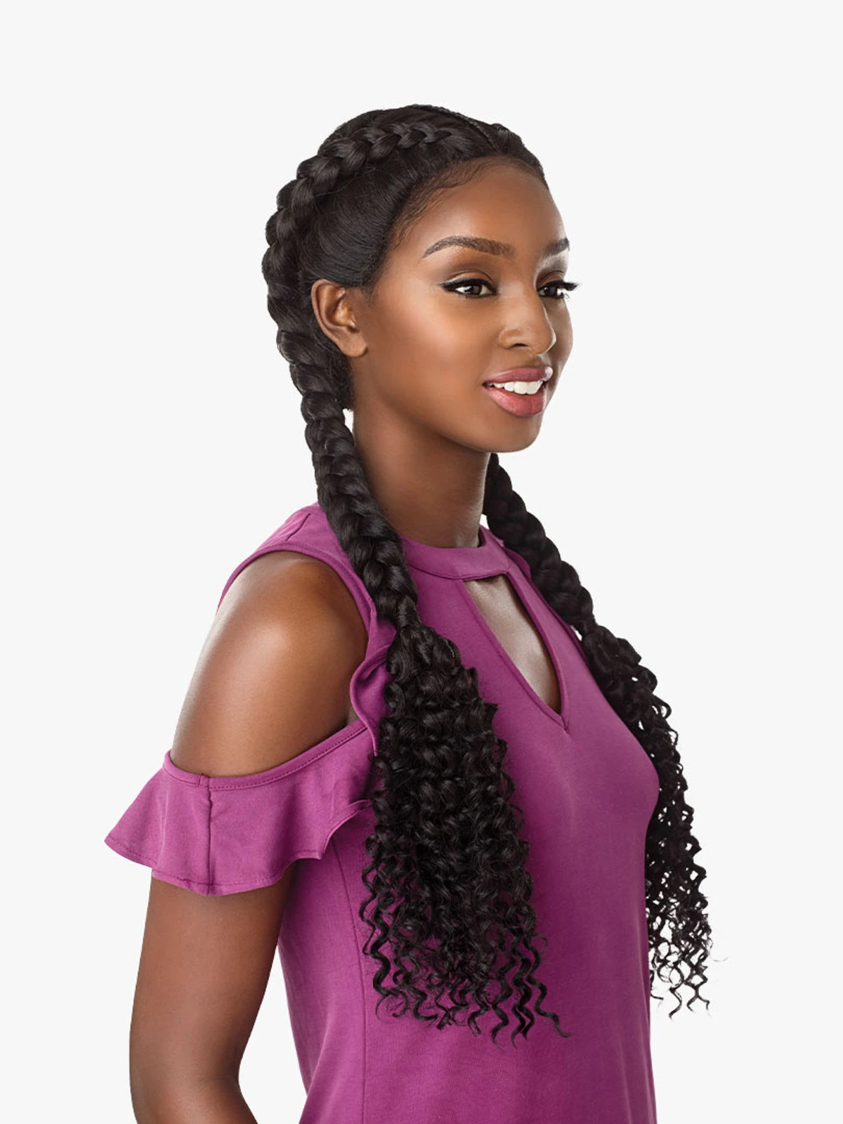 SENSATIONNEL Cloud 9 Swiss Lace Wig - BOHEMIAN DUTCH BRAID 1 SENSATIONNEL Cloud 9 Swiss Lace Wig - BOHEMIAN DUTCH BRAID