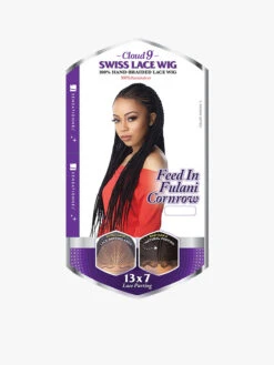 SENSATIONNEL Cloud 9 13x7 Swiss Lace Parting Wig - FEED IN FULANI CORNROW 7 SENSATIONNEL Cloud 9 13x7 Swiss Lace Parting Wig - FEED IN FULANI CORNROW -Aveda Store C9 Braided product 96521.1625864484