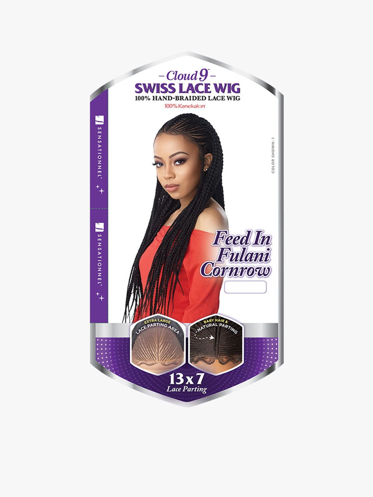 SENSATIONNEL Cloud 9 13x7 Swiss Lace Parting Wig - FEED IN FULANI CORNROW 4 SENSATIONNEL Cloud 9 13x7 Swiss Lace Parting Wig - FEED IN FULANI CORNROW - Image 4