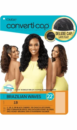 OUTRE Converti Cap Premium Synthetic Wig - BRAZILIAN WAVES 15 OUTRE Converti Cap Premium Synthetic Wig - BRAZILIAN WAVES -Aveda Store HT QVO ConvertiCap Brazilian Waves 67052.1656348611
