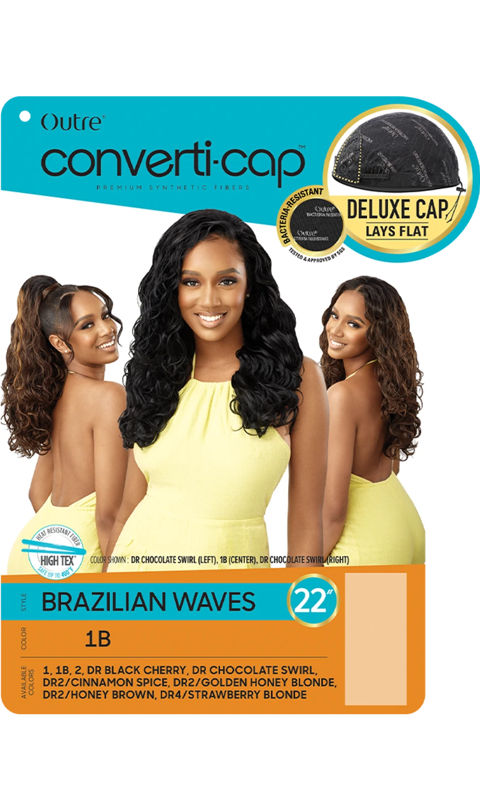 OUTRE Converti Cap Premium Synthetic Wig - BRAZILIAN WAVES 8 OUTRE Converti Cap Premium Synthetic Wig - BRAZILIAN WAVES - Image 8