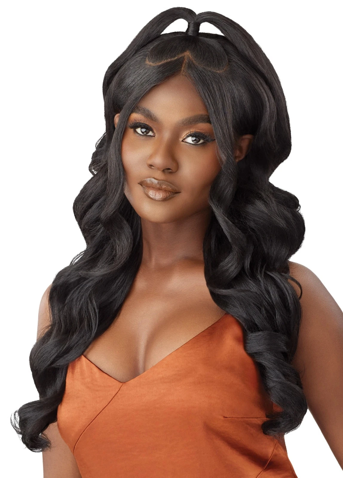 OUTRE Synthetic 5”x5” Lace Closure Wig - HHB-BODY CURL 24" 3 OUTRE Synthetic 5”x5” Lace Closure Wig - HHB-BODY CURL 24" - Image 3
