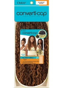 OUTRE Converti Cap Premium Synthetic Wig - W&W Island Curls -Aveda Store PKG Converti Cap WW Island Curl 02793.1679348057