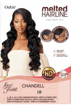 OUTRE Melted Hairline Synthetic HD Lace Front Wig - CHANDELL -Aveda Store PKG QLMHCHA QL Melted Hairline Chandell HT 39203.1627661635