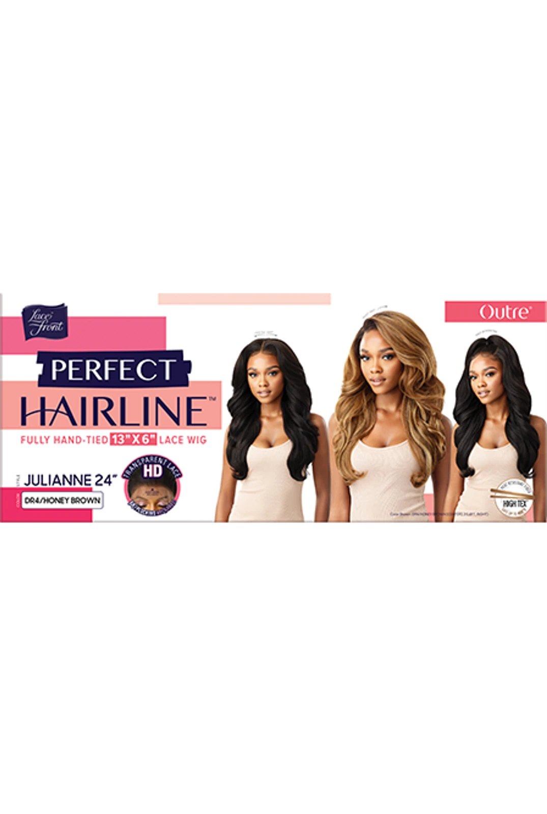 OUTRE Perfect Hairline Synthetic HD 13x6 Lace Front Wig - JULIANNE 24" 7 OUTRE Perfect Hairline Synthetic HD 13x6 Lace Front Wig - JULIANNE 24" - Image 7