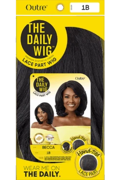 OUTRE The Daily Wig Synthetic Hair Lace Part Wig - BECCA -Aveda Store PKG QPDBEC Becca 62879.1642621678