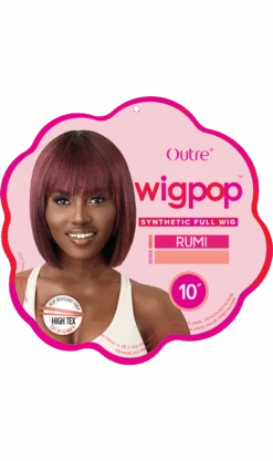 OUTRE Wigpop Synthetic Full Wig - RUMI -Aveda Store PKG QPOPRUM WIGPOP RUMI HT 75894.1660668005