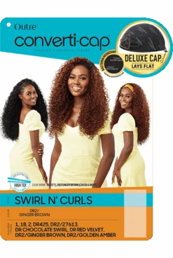 OUTRE Converti Cap Synthetic Hair Wig - SWIRL N' CURLS 15 OUTRE Converti Cap Synthetic Hair Wig - SWIRL N' CURLS -Aveda Store PKG QVOSC Swirl N Curls HT 08017.1656347368