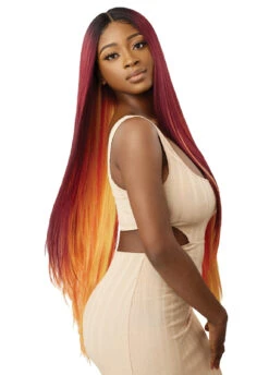 OUTRE Colorbomb Synthetic Lace Front Wig - Kimisha -Aveda Store QLCB Kimisha DR UL Phoenix Sun Sub C 59845.1682371473