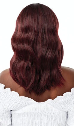 OUTRE Synthetic EveryWear HD Lace Front Wig - EVERY8 -Aveda Store QLEWE8 Every8 DRFF425 99J Back 91150.1626126788