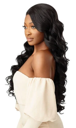 OUTRE Melted Hairline Synthetic HD Lace Front Wig - CHANDELL -Aveda Store QLMHCHA Chandell 1B Left 08919.1627661635