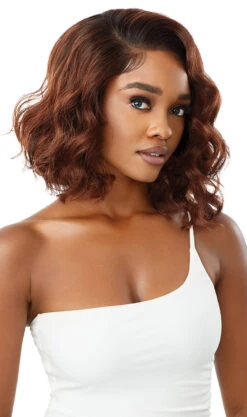 OUTRE Perfect Hairline Synthetic 13x4 Faux Scalp Lace Front Wig - PATRICE -Aveda Store QLPHLPAT Patrice DR2 Ginger Brown Right 84812.1627662381
