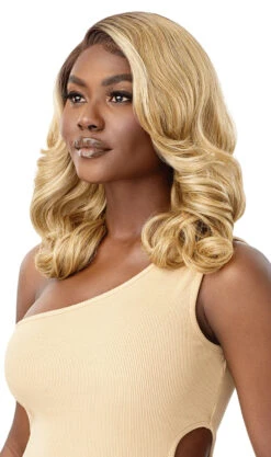 OUTRE SleekLay Synthetic Part Lace Front Wig - FLARA -Aveda Store QLSLCFLA Flara Left 04483.1668457090