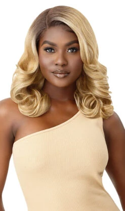 OUTRE SleekLay Synthetic Part Lace Front Wig - FLARA
