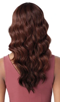 OUTRE Wigpop Synthetic Full Wig - LAVERNE -Aveda Store QPOPLAV Laverne DR2 Auburn Back 54500.1665246905
