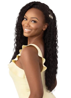 OUTRE Converti Cap Premium Synthetic Wig - W&W Island Curls -Aveda Store QVO Island Curls 1B Sub C 15400.1679348057