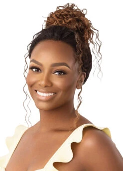 OUTRE Converti Cap Premium Synthetic Wig - W&W Island Curls -Aveda Store QVO Island Curls DR Hazelnut Brown Sub A 78284.1679348057