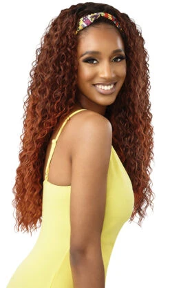 OUTRE Converti Cap Premium Synthetic Wig (Wet & Wavy) - KISSED BY MIST -Aveda Store QVO Kissed By Mist DR Ginger Brown Sub A 22159.1667507390