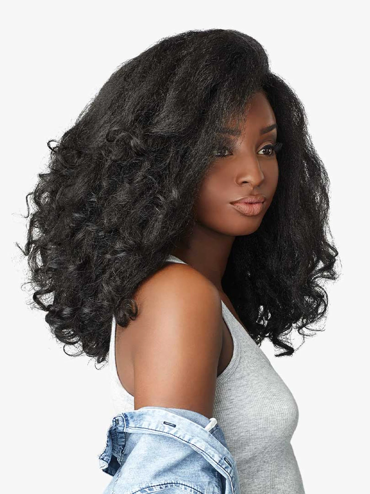 SENSATIONNEL Synthetic Instant Weave Curls Kinks & CO Half Wig - RAIN MAKER 4 SENSATIONNEL Synthetic Instant Weave Curls Kinks & CO Half Wig - RAIN MAKER - Image 4