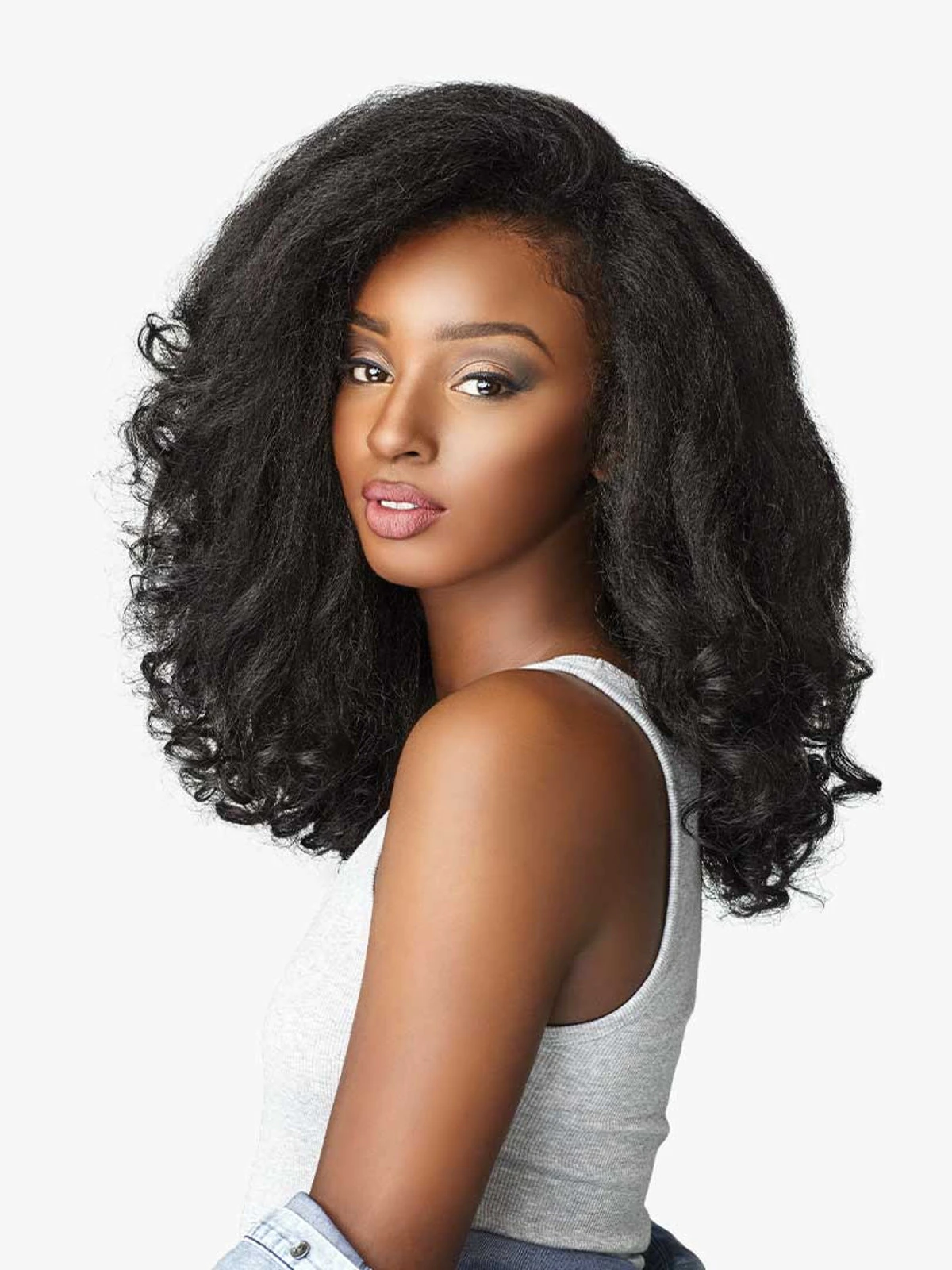 SENSATIONNEL Synthetic Instant Weave Curls Kinks & CO Half Wig - RAIN MAKER 2 SENSATIONNEL Synthetic Instant Weave Curls Kinks & CO Half Wig - RAIN MAKER - Image 2