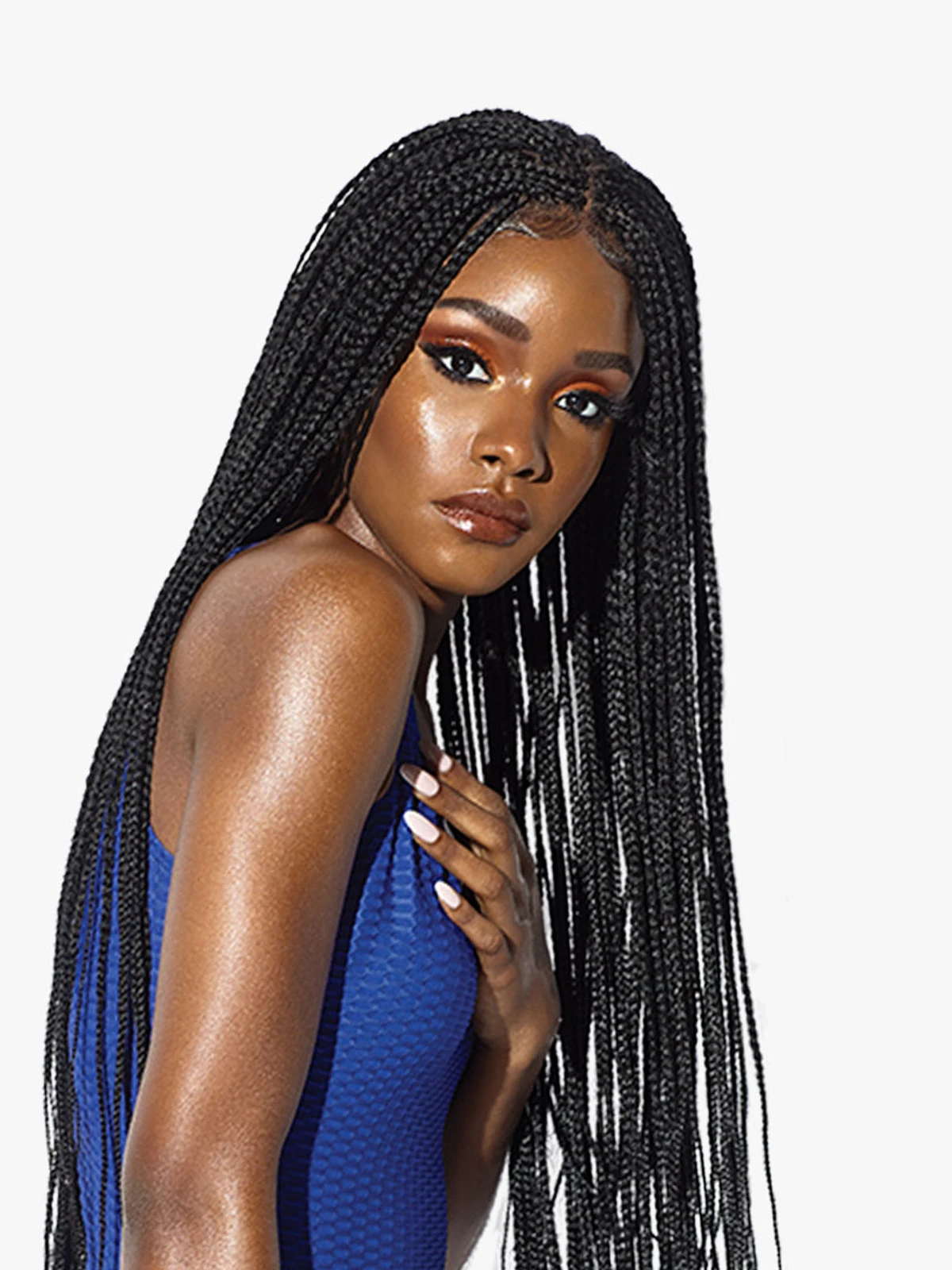 SENSATIONNEL Cloud 9 Ruwa 4x4 Hand Braided Lace Wig - BOX BRAID 36 1 SENSATIONNEL Cloud 9 Ruwa 4x4 Hand Braided Lace Wig - BOX BRAID 36