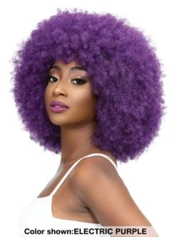 Janet Collection Premium Synthetic Natural Curly Wig - AFRO BADU -Aveda Store badu3m