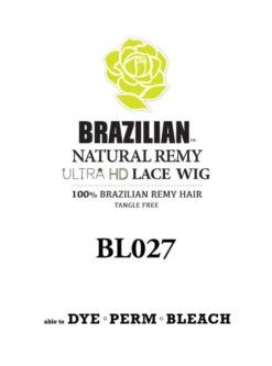 Harlem 125 100% Human Hair Brazilian Natural Ultra HD Lace Front Wig - BL027 -Aveda Store bl0274m