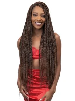Janet Collection Nala Tress 2X BOX BRAID Crochet Braid 32