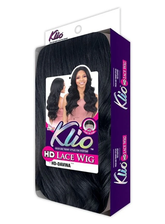 Model Model Heat Resistant Fiber Klio HD Lace Front Wig - DAVINA 5 Model Model Heat Resistant Fiber Klio HD Lace Front Wig - DAVINA - Image 5